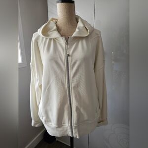 Lululemon Yellow Pima Cotton  Zip-Up Hoodie